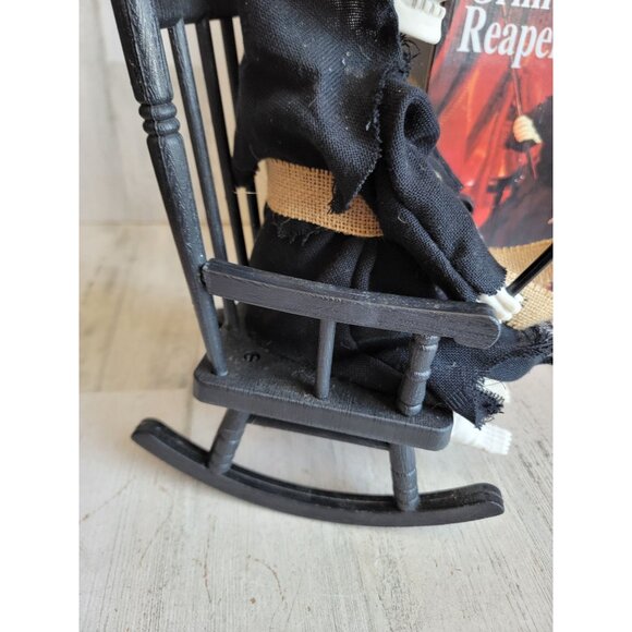 Gemmy AS IS rocking grim reaper vintage Halloween prop - Picture 5 of 11